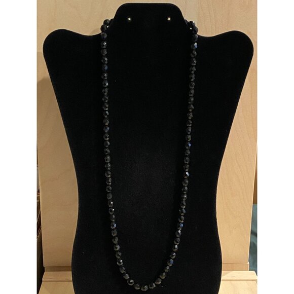 HANDMADE Jewelry - Handcrafted Black Beaded Necklace - Perfect For Ninja Fashionistas Who Want To D